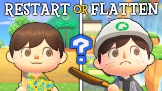 Should You RESTART or FLATTEN Your Animal Crossing Island [upl. by Kinsman974]