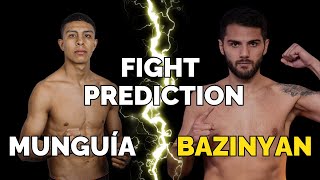 JAIME MUNGUIA VS ERIK BAZINYAN  FIGHT PREDICTION [upl. by Kletter]