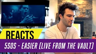 Producer Reacts to Easier  5SOS Live From The Vault [upl. by Arlyn888]