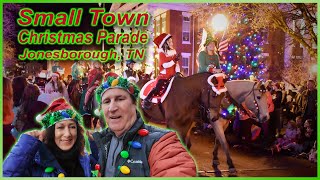 SMALL TOWN CHRISTMAS PARADE 🎄🎅 Historic Jonesborough Tennessee [upl. by Ettenav]