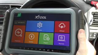 Kia SIMPLE Mileage KM Change Adjustment Correction Via OBD2 port X Tool H6 Pro [upl. by Aninotna]