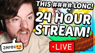 LIVE for 24 HOURS PLAYING ROBLOX SUMMER SPECIAL [upl. by Wurster]