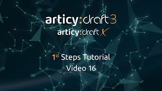 articydraft 3  X  First Steps Tutorial  Lesson 16 Creating a reference map [upl. by Gronseth]