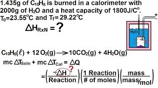 Chemistry  Thermochemistry 32 of 37 Constant Volume Calorimeter Bomb Calorimeter [upl. by Appolonia]