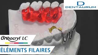 Orthocryl® LC – fixation des éléments filaires appareil dentaire [upl. by Notsirk]