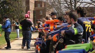 THE COLLEGE NERF WAR [upl. by Anihpled]