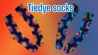 TieDye Socks Easy StepbyStep Tutorial [upl. by Malamut]