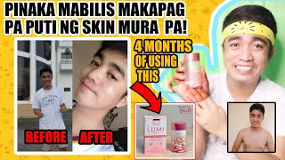 4 MONTHS OF USING THIS LUMI 24H GLUTATHIONE CAPSULES REVIEW  BEAUTY VAULT LUMI GLUTATHIONE CAPSULES [upl. by Yam]