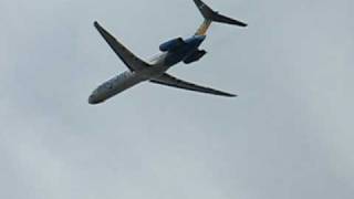 MD82 Takeoff Huntington WV TriState Airport [upl. by Jamesy814]