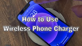 How to Use a Wireless Charger [upl. by Yorker401]