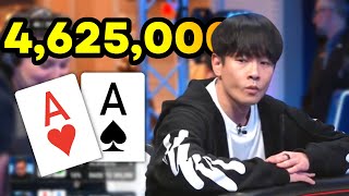 4625000 WON  Day 4 WPT World Championship Highlights [upl. by Cromwell757]