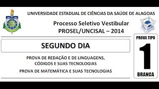 UNCISAL2014QUESTÃO 39 RESOLVIDA MATEMÁTICA [upl. by Casilde958]