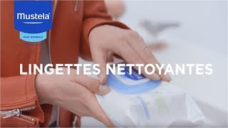 COMMENT BIEN UTILISER  Les Lingettes Nettoyantes  Mustela [upl. by Alidis]