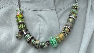 Trollbeads Necklace  My Green Collection 💚 [upl. by Gnihc]