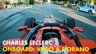 Charles Leclerc ecco lonboard da Maranello a Fiorano sulla F1 SF1000 2020 [upl. by Harman707]