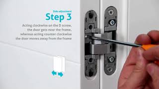 Fitting instructions for Anselmi Concealed Hinge No 505 amp No 506 [upl. by Giaimo]