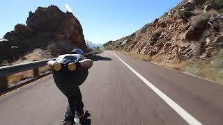 Yarnell  Downhill Longboarding [upl. by Enialedam]