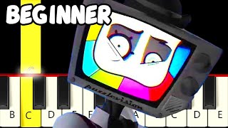 Puzzlevision Mr Puzzles Song Creative Control  Fast and Slow Easy Piano Tutorial  Beginner [upl. by Jesher]