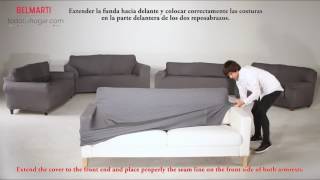 Colocación Funda sofa Karlstad de IKEA [upl. by Leopold542]