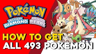 Pokemon Brilliant Diamond amp Shining Pearl How To Get All 493 Pokemon All Pokemon Locations BDSP [upl. by Engle197]