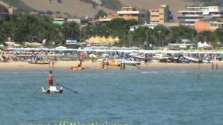 Spiaggia e mare Roseto degli Abruzzi [upl. by Dorcy]