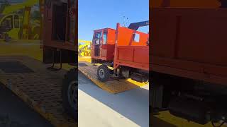 Truckmounted grab Rotating wood grabber Fourwheel drive agricultural vehicle Tipping dump truc [upl. by Htir157]