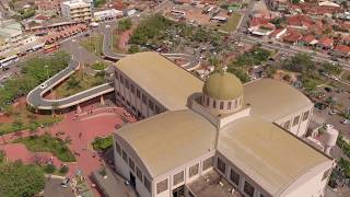 SANTUÁRIO BASÍLICA DO DIVINO PAI ETERNO  TRINDADE  GO IMAGENS AÉREAS [upl. by Alhsa]