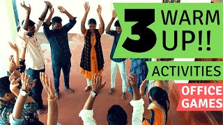 3 warm up activities before team building session  Team building games [upl. by Eilema]