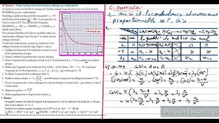 Exercice de suivi temporel dune transformation chimique par conductance  Prof lhoucein BDarija [upl. by Yona]