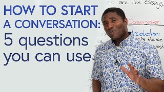 5 questions to get the conversation going [upl. by Erina]