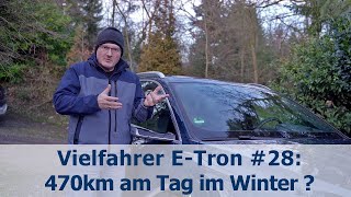 Nach der Arbeit noch zur Oma 470km im Winter mit dem Elektroauto [upl. by Uhayile]