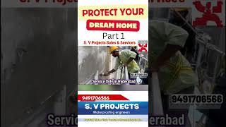 External Wall Waterproofing Solutions  Fosroc Wall Guard review  SV Projects 9491706566  Part 1 [upl. by Parthen443]