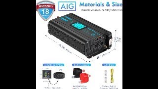 Giandel 2000w Inverter Possibly the best [upl. by Leirbma]