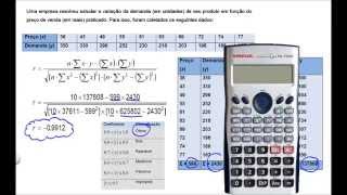 Correlação e Regressão Linear Simples [upl. by Tildi]