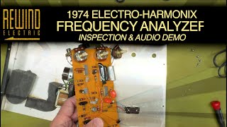 1973 ElectroHarmonix Frequency Analyzer  Inspection amp Demo [upl. by Lemrahc]