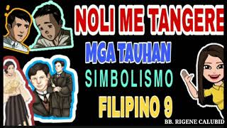 ANG MGA TAUHAN AT SIMBOLISMO NG NOLI ME TANGERE DR JOSE P RIZAL FILIPINO9 RM TV [upl. by Revert]