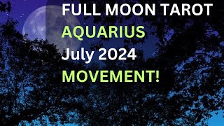 AQUARIUS ♒️ Full Moon Readings for July 2024 Detailed with Tarot Cards [upl. by Soilissav720]