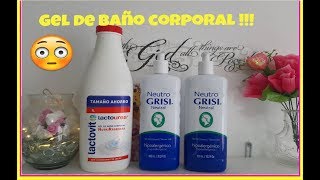 Lactovit Gel corporal  Gel de baño Grisi neutro [upl. by Lee]