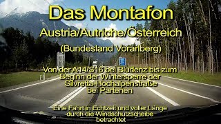 Das Montafon – AustriaAutricheÖsterreich  Durch die Windschutzscheibe  KomplettEchtzeit [upl. by Yarb386]