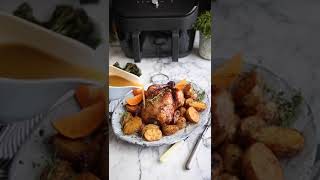 Roast chicken in the Vortex DUAL air fryer and YES it fits [upl. by Ichabod]