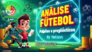 Análise Futebol liga europa mais dois Bilhetes para dia 031024 [upl. by Ahsita]