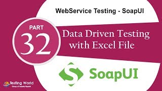 WebService Testing SoapUI Tut24 Data DrivenExcel1 Soapui Certification 918743913121100 [upl. by Eldwin]