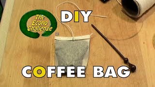 DIY coffee bags  The Best Way To Make Fresh Brewed Coffee Anywhere [upl. by Nussbaum549]