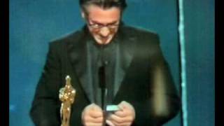 Oscar 2009  Sean Penn and the Oscars speech [upl. by Ayanal35]