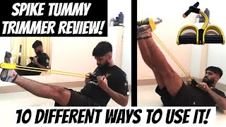 SPIKE TUMMY TRIMMER REVIEW  Is It Worth It 10 Different Ways to Use a Tummy Trimmer [upl. by Marillin]