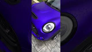 Sa vedeți când ninge pe jantele de la Vennom ce se întâmplă mini cooper jcw rgb wrap [upl. by Llewon]