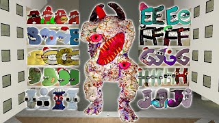 DESTROY ALL VERSION 3D ALPHABET LORE FAMILY in LIMINAL HOTEL  Garrys Mod [upl. by Atiuqehc761]