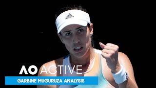 Garbine Muguruza Analysis  Australian Open 2022  AO Active [upl. by Gnaoh400]