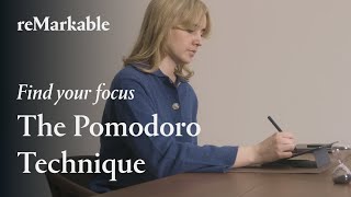 The Pomodoro Technique  Using reMarkable [upl. by Henryk376]