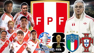 CONFIRMADO PARTIDOS de SELECCIÓN PERUANA en 2024 AMITOSOS COPA AMERICA ELIMINATORIAS MUNDIAL 2026 [upl. by Atiluj]